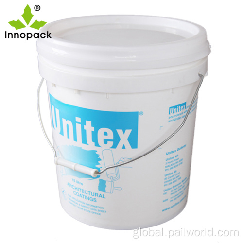 Plastic Round Bucket black plastic bucket 15 ltr price with handle Factory